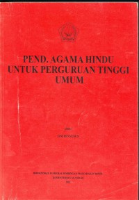 Image of Pend. Agama Hindu untuk Perguruan Tinggi